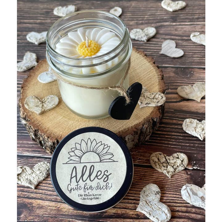 Happy Candle for wholesale by Die Rhoen Kerze