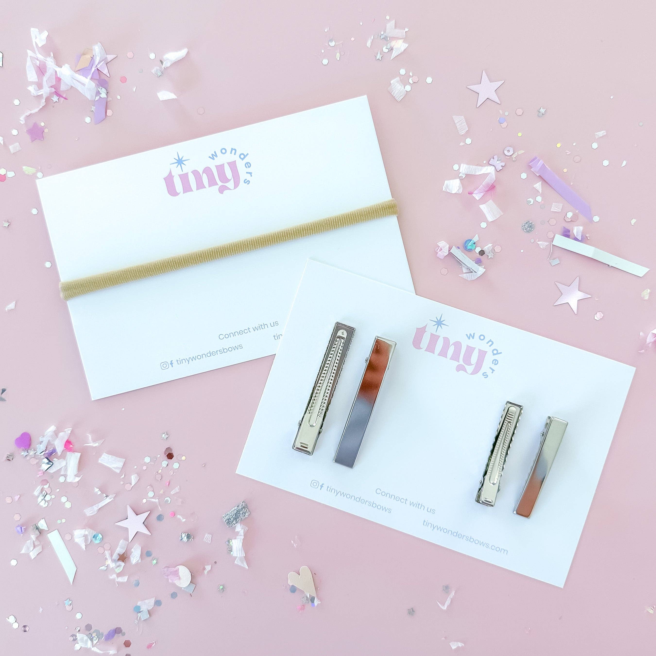 Tiny Wonders Bows - Vente Nœud pour cheveux – enfant - Casse-noisettes, crêpe de Chine4