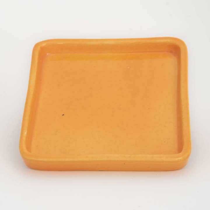 PLATO CUADRADO MEDIANO 14 - BRILLO para venta al por mayor de Vasos Quadrados by EM