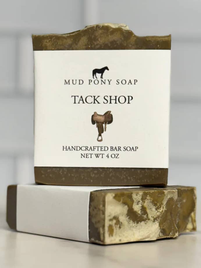 Tack Shop Bar Soap for wholesale by Grey Horse Candle Company