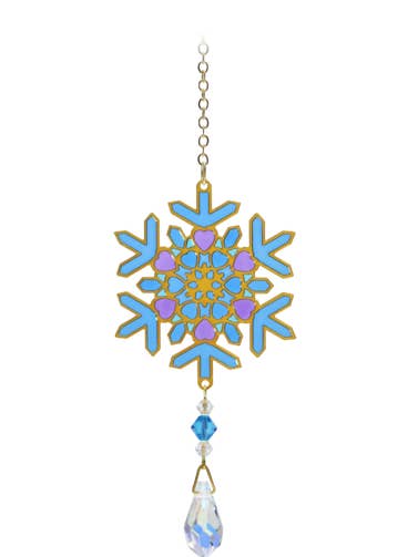 Crystal Dreams sneeuwvlok met kaart - Aurora voor wholesale door Wild Things Gifts Ltd