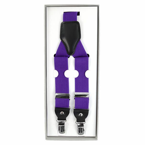 Selini New York - Wholesale Suspenders - Men's - Men's Boxed Button Strap and Clip-On Suspenders6