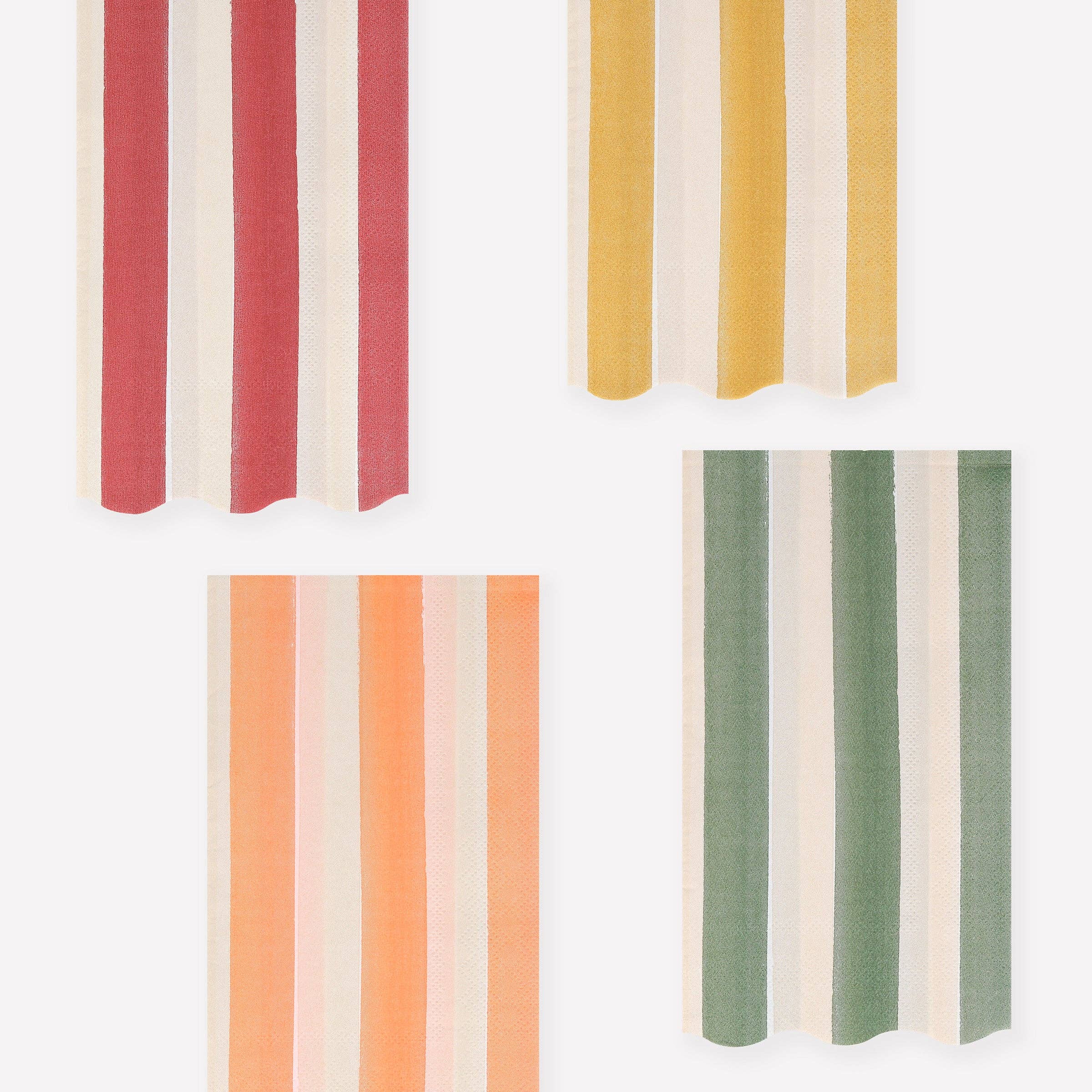 Meri Meri - Wholesale Disposable Napkin - Fall Stripe Guest Towels0