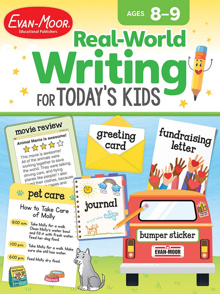 Real-World Writing for Today's Kids, Ages 8 - 9 Workbook for engroshandel hos Evan-Moor Educational Publishers