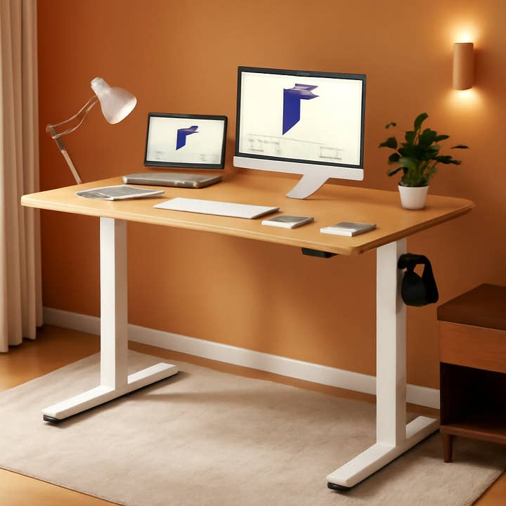 Height Adjustable Electric Sit Stand Desk for Home for wholesale by ShipItFurniture