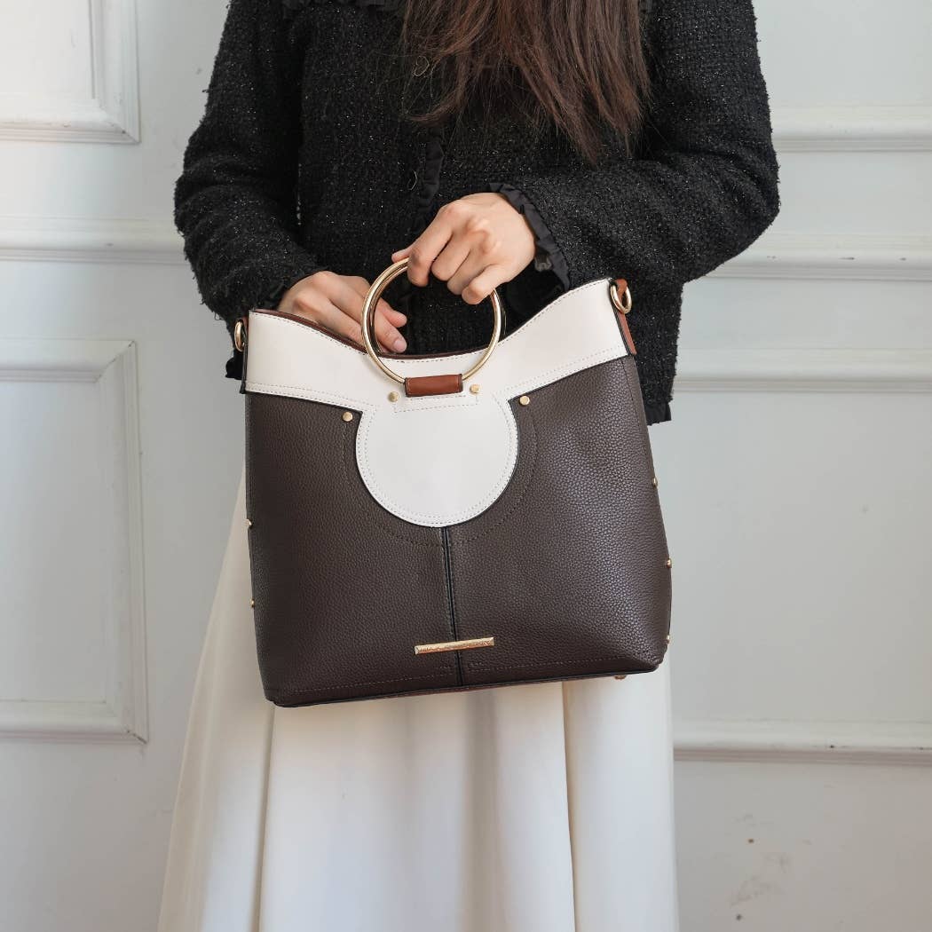 MKF Collection - Wholesale Top Handle Bag - Women's - MKF Kylie Top Handle Satchel Handbag Vegan Leather11