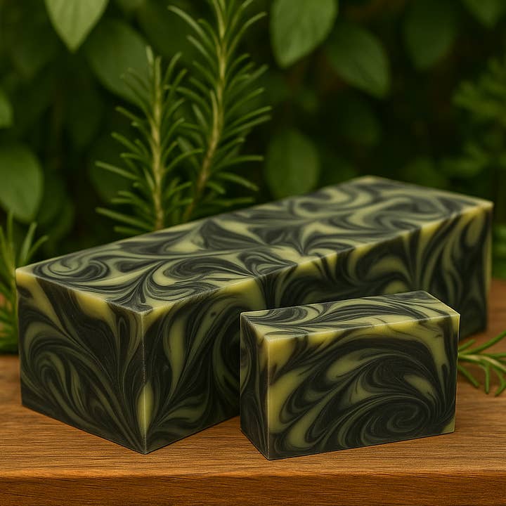 Rosemary Lime 3.5 LB Soap Loaf for wholesale by DeShawn Marie Soap Boutique
