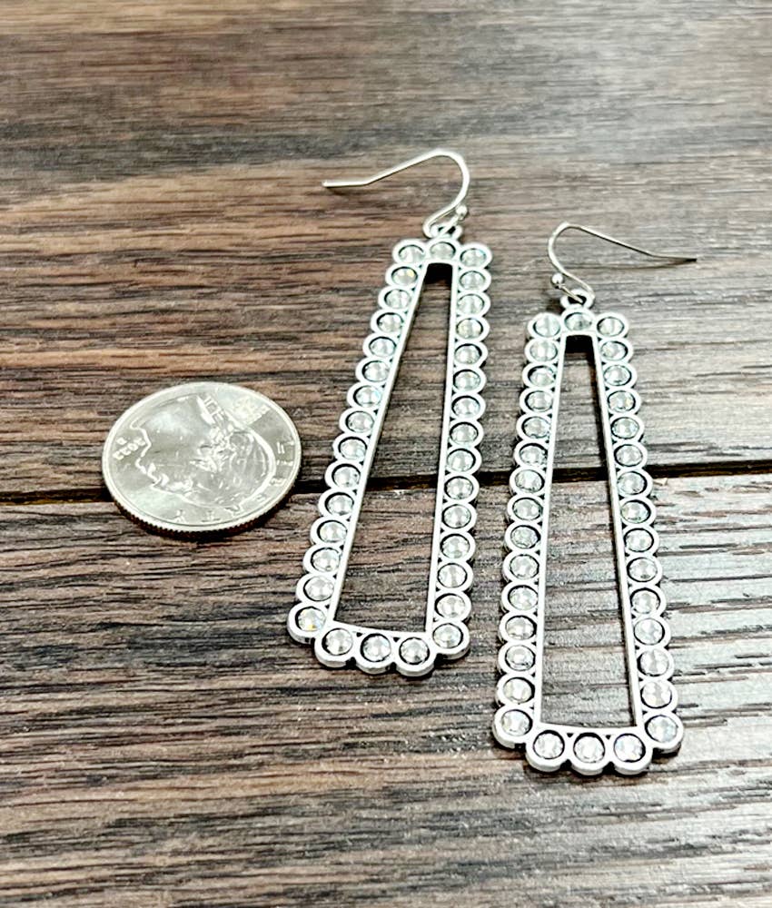 ISAC Trading Inc - Wholesale Dangle Earrings - 723748, Concho Crystal Earrings1