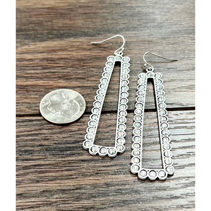 ISAC Trading Inc - Wholesale Dangle Earrings - 723748, Concho Crystal Earrings1