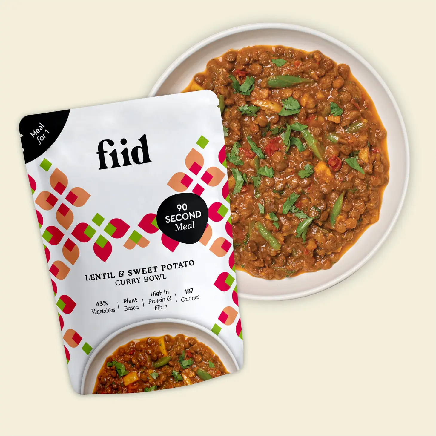 fiid - Wholesale Shelf Stable Prepared Meal - Variety Pack - Vegan Meals (1 Case of Each Top Selling SKU)3