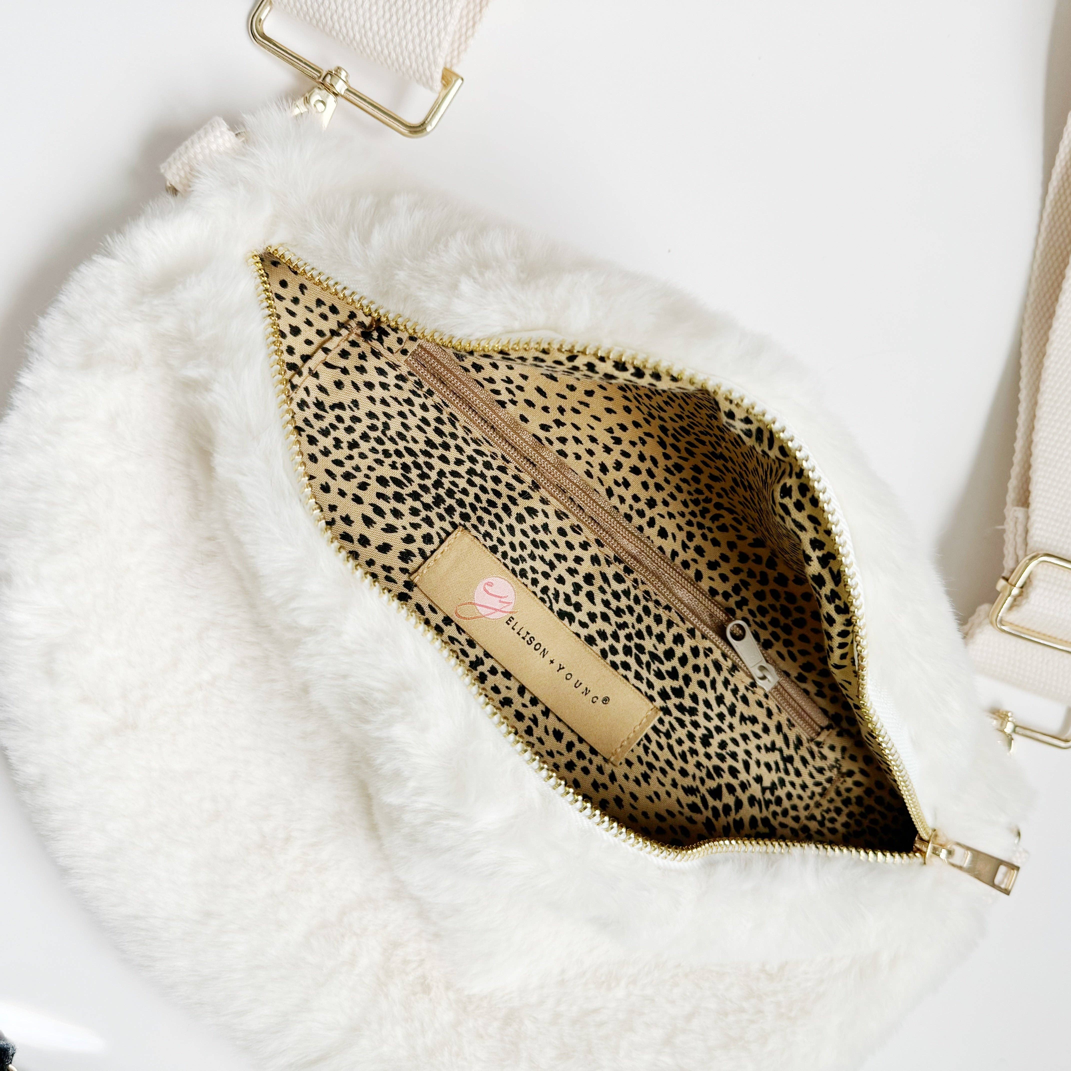 Ellison+Young - Wholesale Crossbody Bag - Women's - Butter Soft Furly Sling Bag2