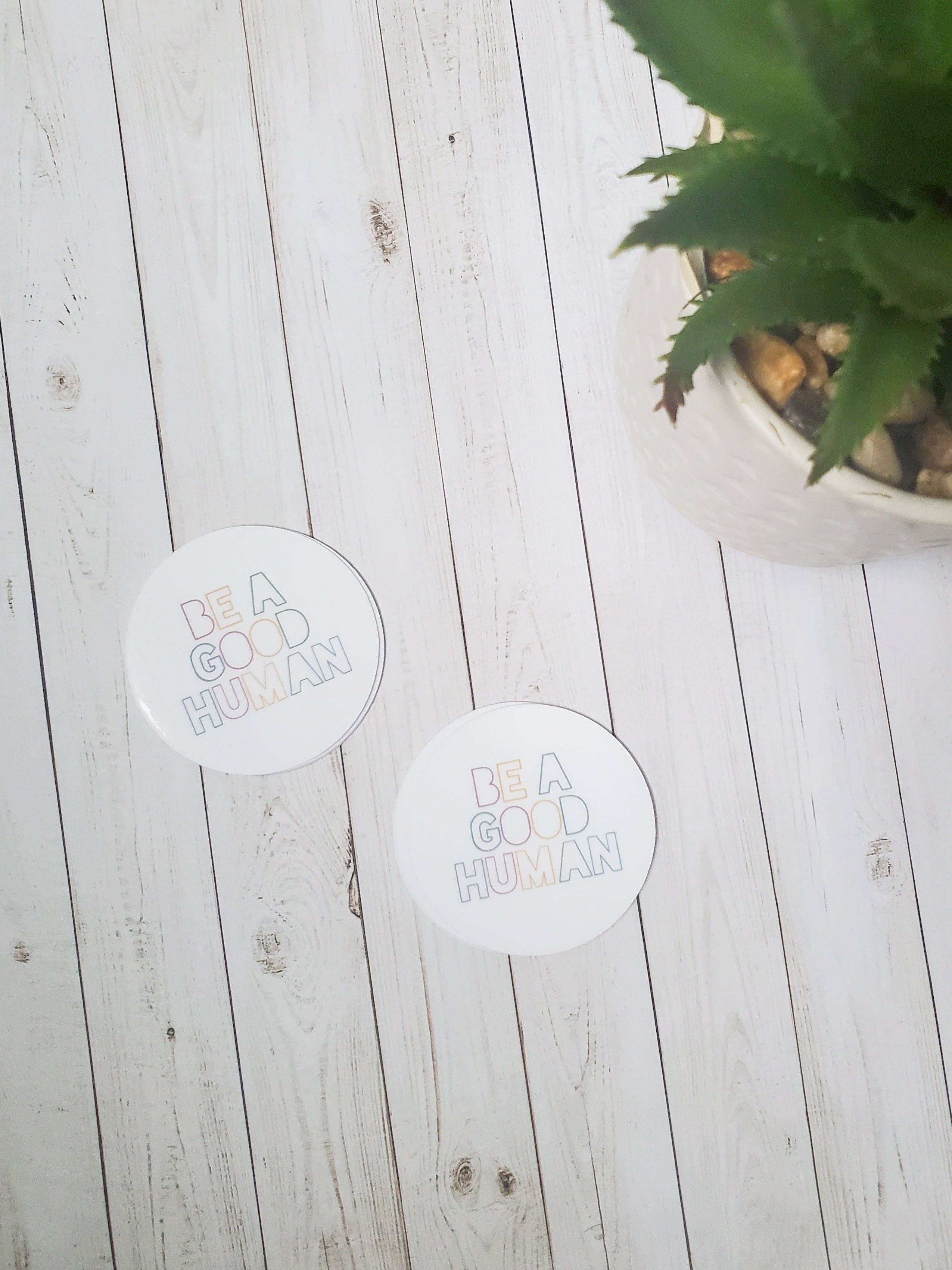 Vienna Design LLC – wholesale Sticker – be a good human sticker0