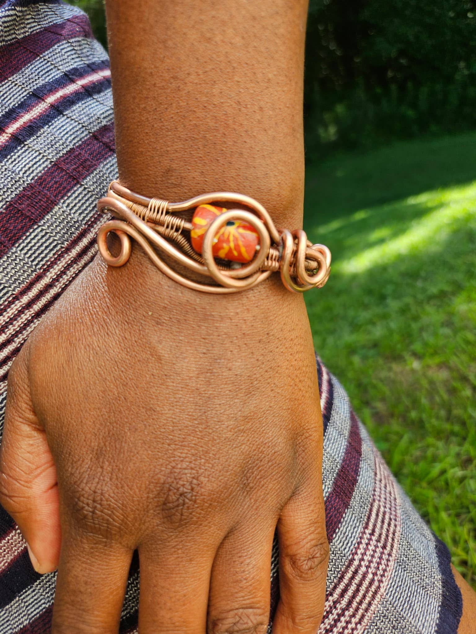 Essence Botanicals - Wholesale Beaded Bracelet - African Clay Bead Bracelet, African Bracelet, Clay Bead Brac