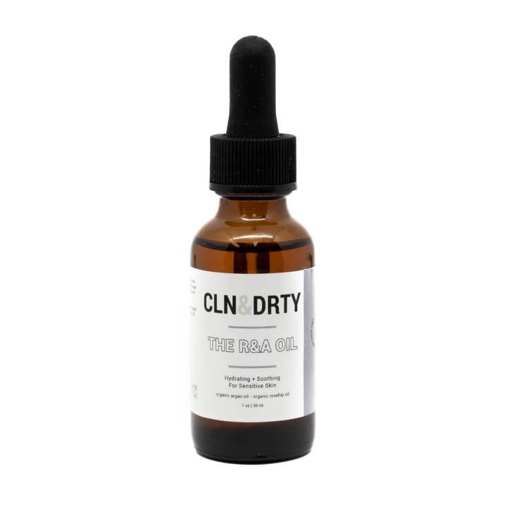 CLN&DRTY Natural Skincare - Wholesale Facial Oil - R&A Facial Moisturizing Oil - for sensitive skin