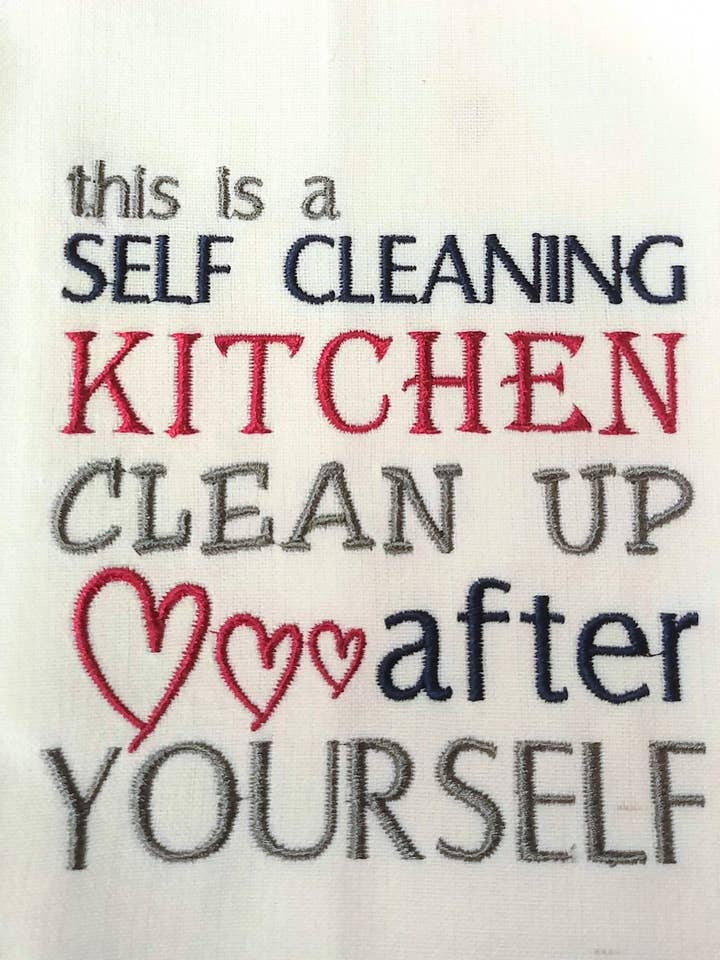 Self-Cleaning Kitchen tea towel for wholesale by Red Mitten