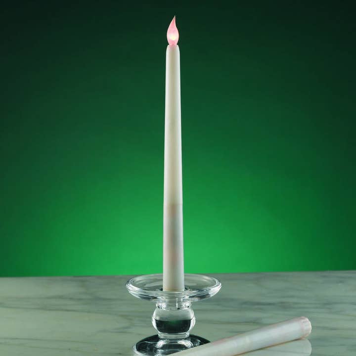 Biedermann & Sons - Wholesale Tapered Candle/Candlestick - Ce5wt Led White Wax Taper Candle - Set of 20
