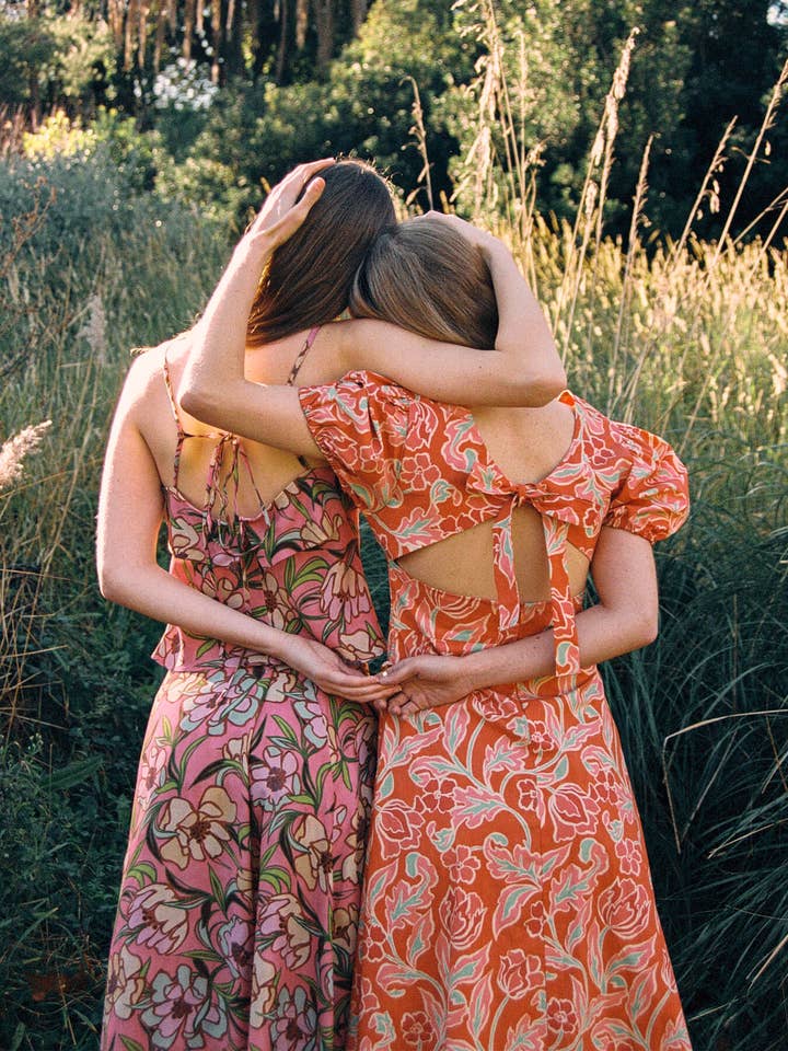 CARMEN SAYS - Wholesale Blouse - Women's - Amara Pink Floral Print Top7