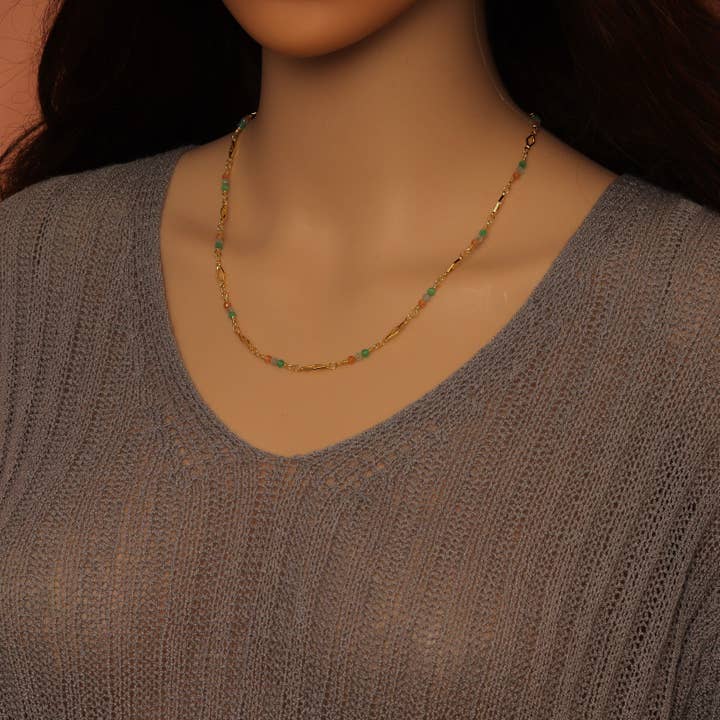 BestBeads&Beyond - Wholesale Prayer Beads Necklace - Wholesale 3mm Gemstone Rosary Chain by Yard, HX231