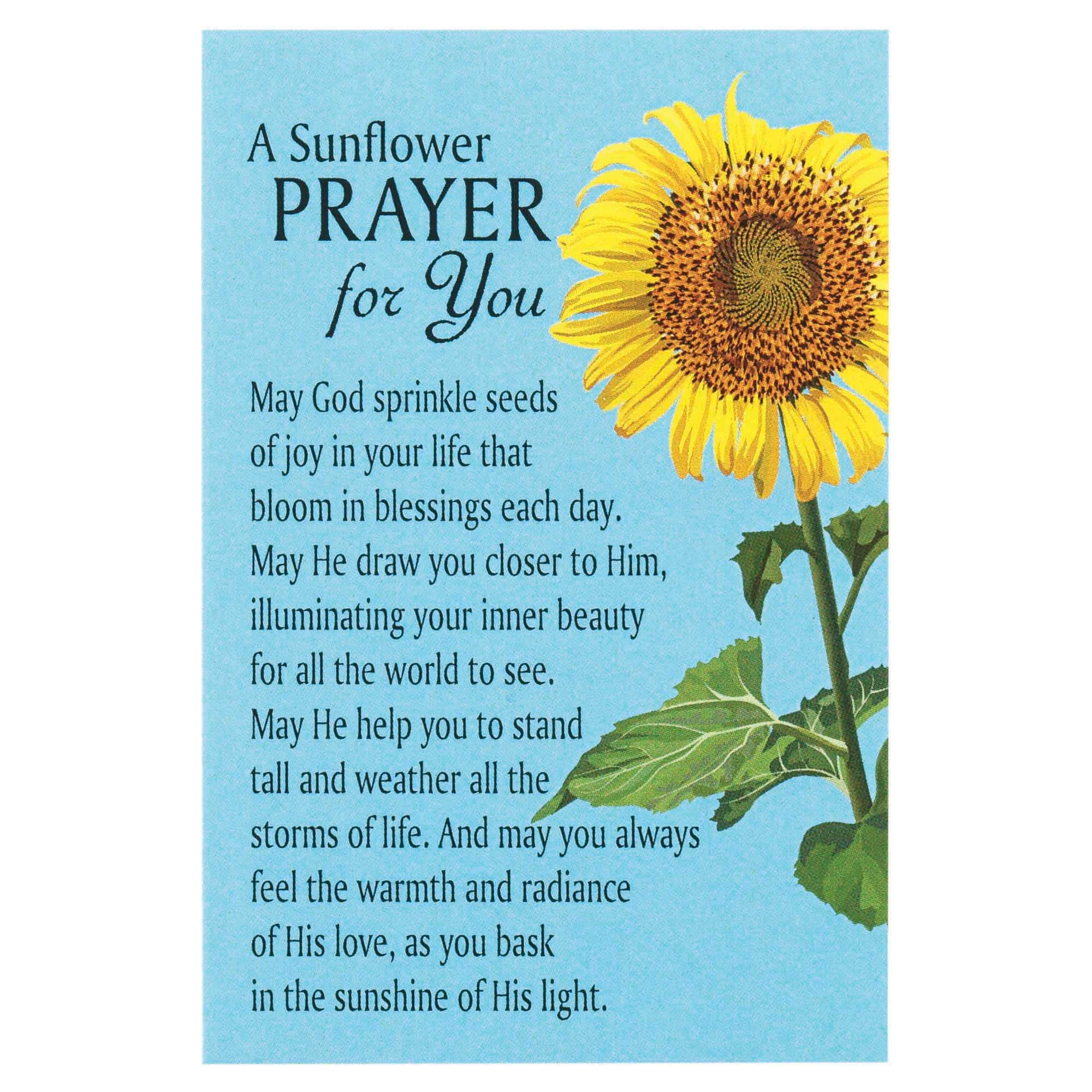 Cottage Garden - Vente Décorations de table - Ange Une prière de tournesol pour vous Rsn 2.51