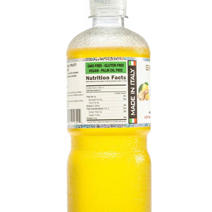 iDrink Products - Vendita all'ingrosso Sciroppi aromatizzati - Sciroppo italiano premium allo zenzero2