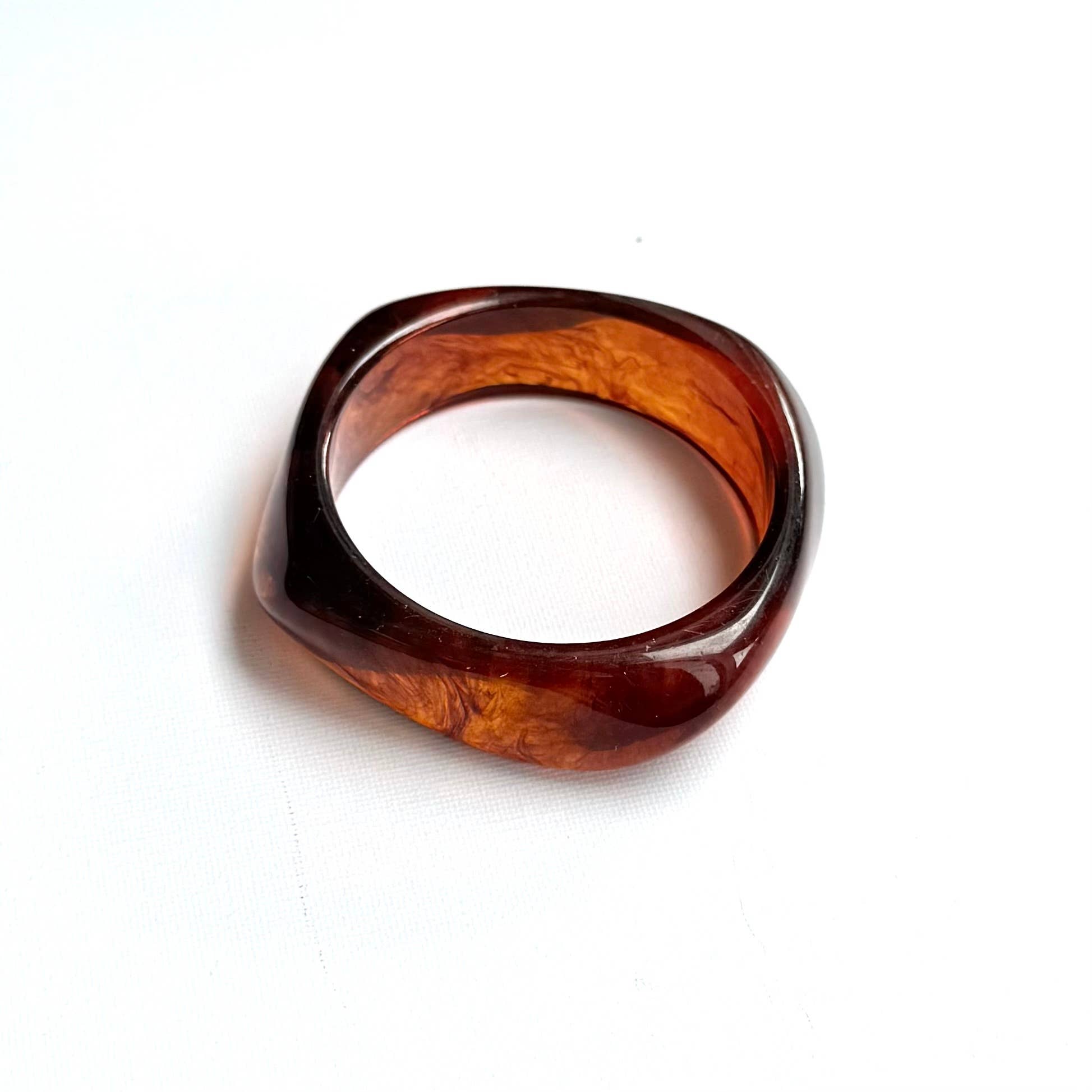 iconic mi – Engroshandel Armbånd – Hvirvel Akryl Armbånd Smykker Rav Flamme2