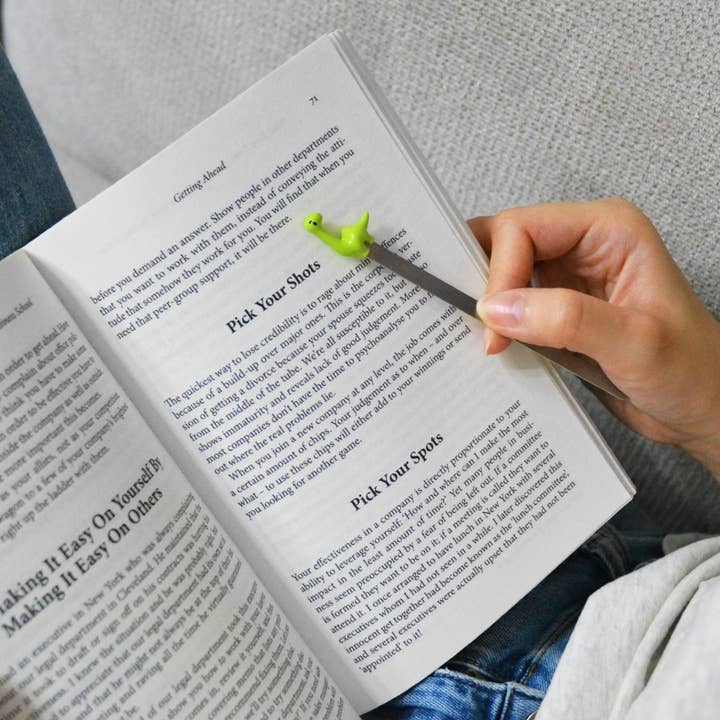 Metalmorphose Bookmark - Green Prehistoric Bookmark for wholesale by Oli Olsen