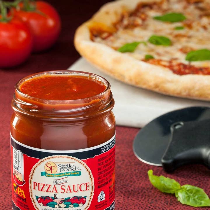 Stello Foods, Inc. - Wholesale Sauce - Stello Foods - Rosie's Pizza Sauce 12 oz4