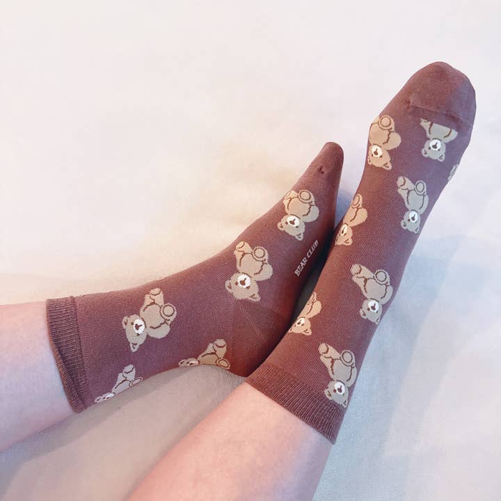 Ellison+Young - Wholesale Socks - Women's - Bear Bear My Bear Socks Set Of 33