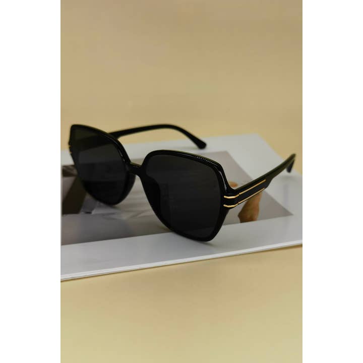 ESLEY - Vente Lunettes de soleil – femme - A2304BJN72503- Lunettes de soleil surdimensionnées à verres dégradés1