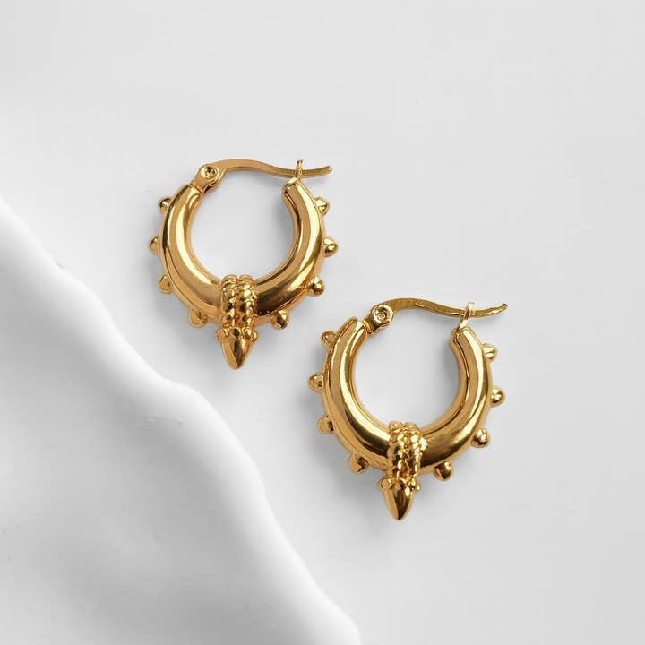 Tribal Spike Hoops for wholesale by Augusta Jewellery