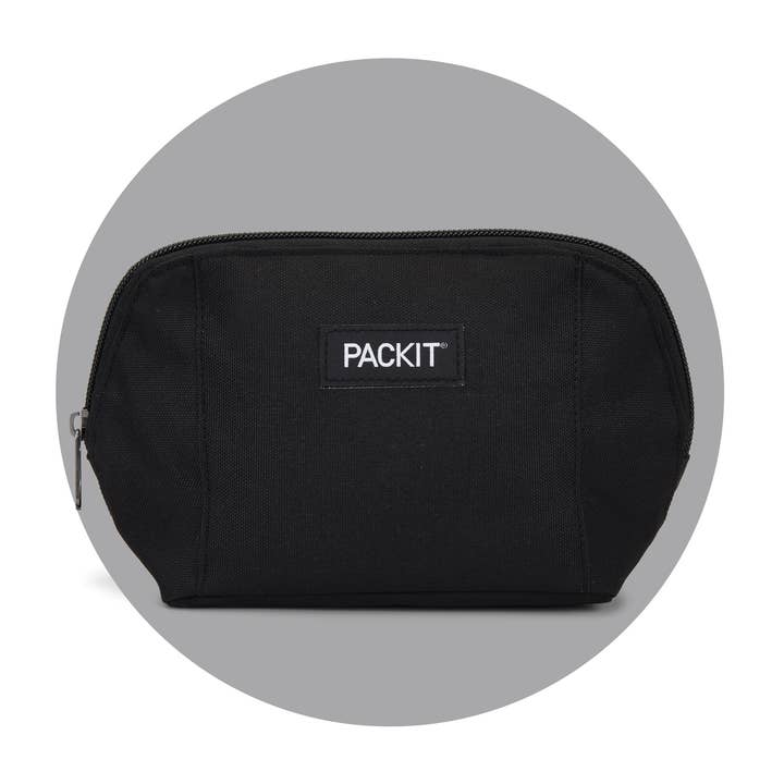 PackIt® Freezable Snack Bag, Black for wholesale by PackIt