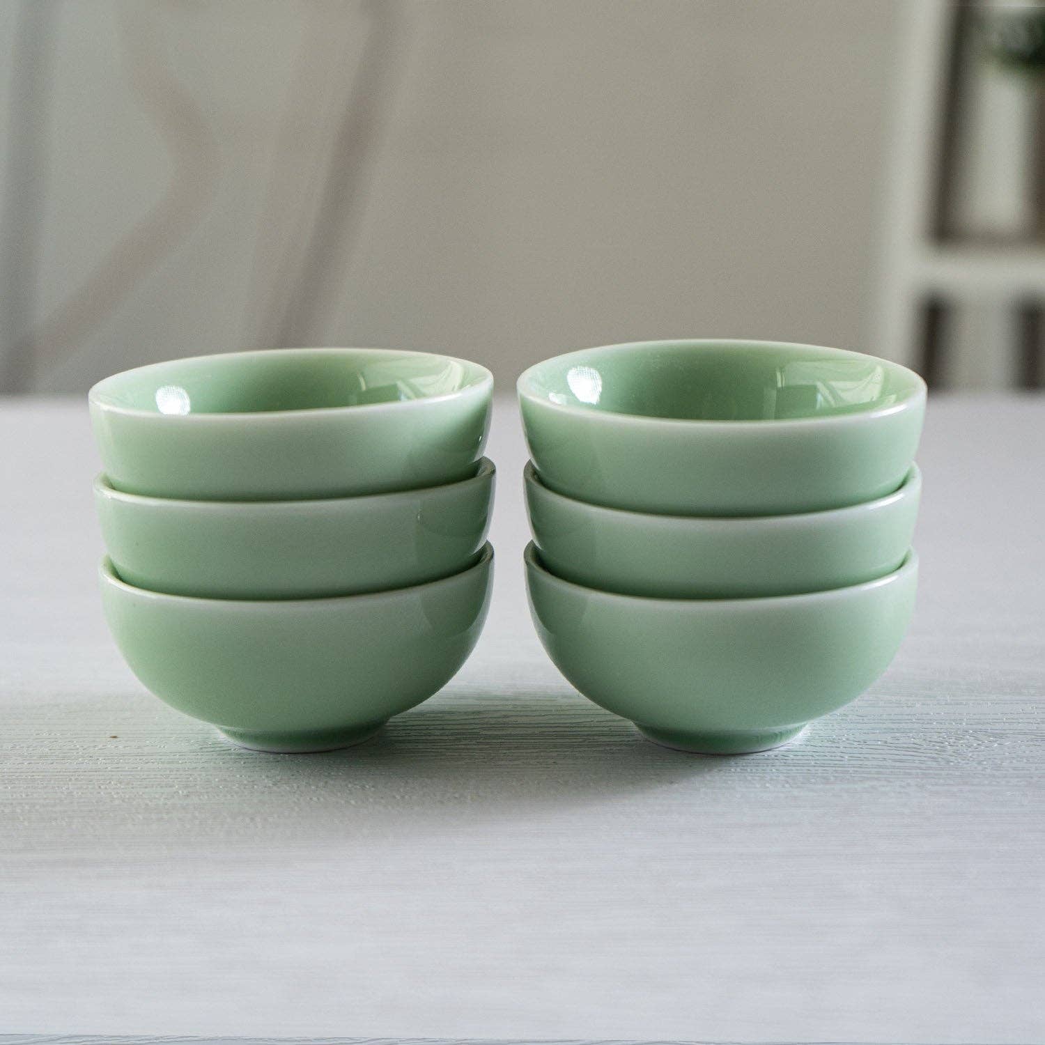 Urban Tokyo - Vente Tasse à café/thé - Ensemble de 6 tasses à thé Kung Fu avec carpes Koi, 6,4 cm de diamètre3