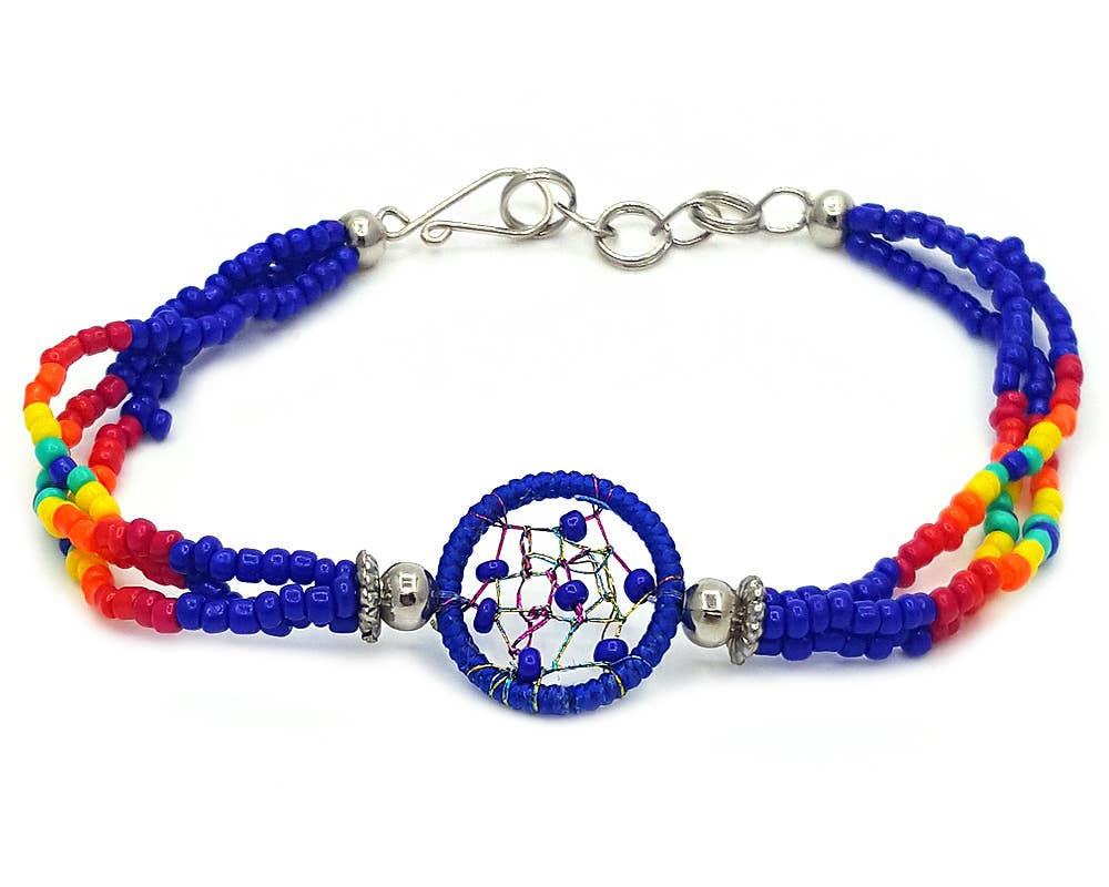 Pichincha - Wholesale Beaded Bracelet - Native Inspired Dream Catcher Beaded Multi Strand Bracelet8