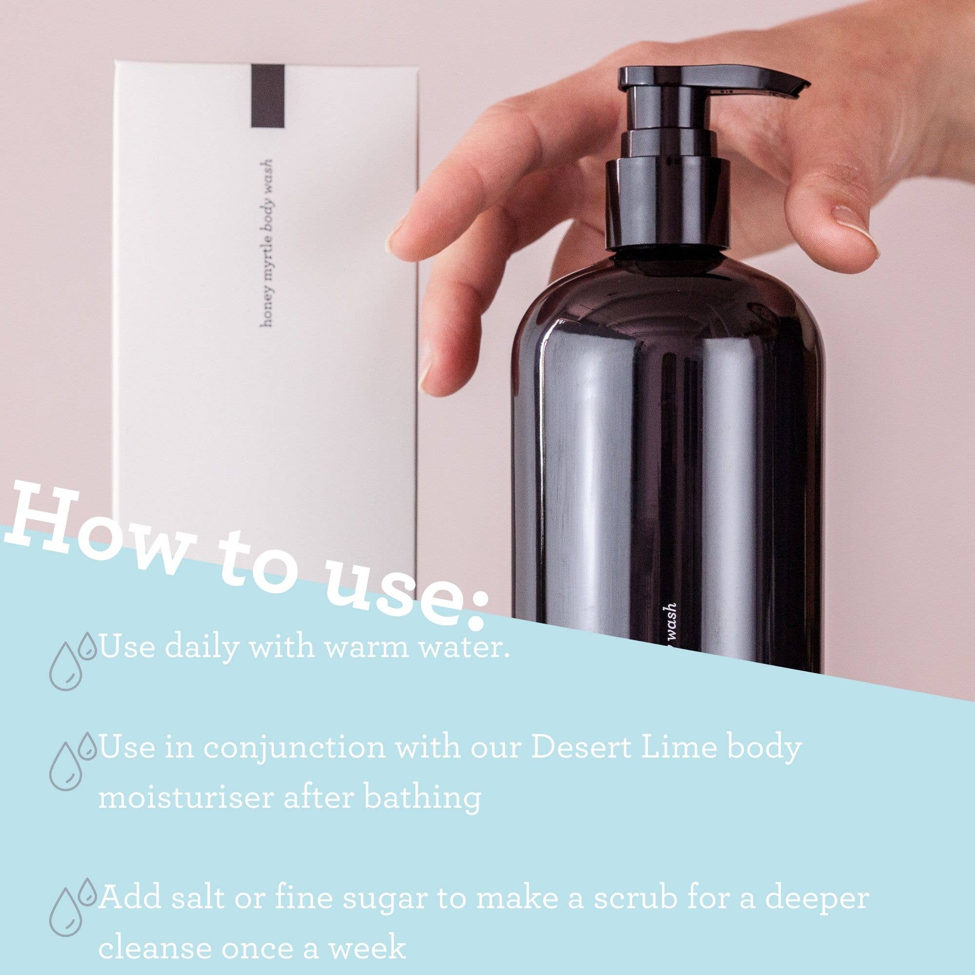 Rohr Remedy - Vente Lotions corporelles/Gels douches - Nettoyant pour le corps Myrte Miel6