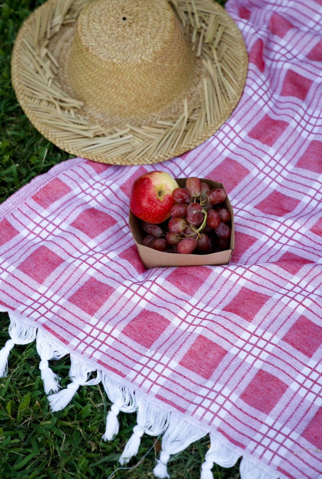 EHA Culture - Wholesale Beach Towel - Pretty in Palaka in ‘Ula ‘ula Luxurious Beach Towel2