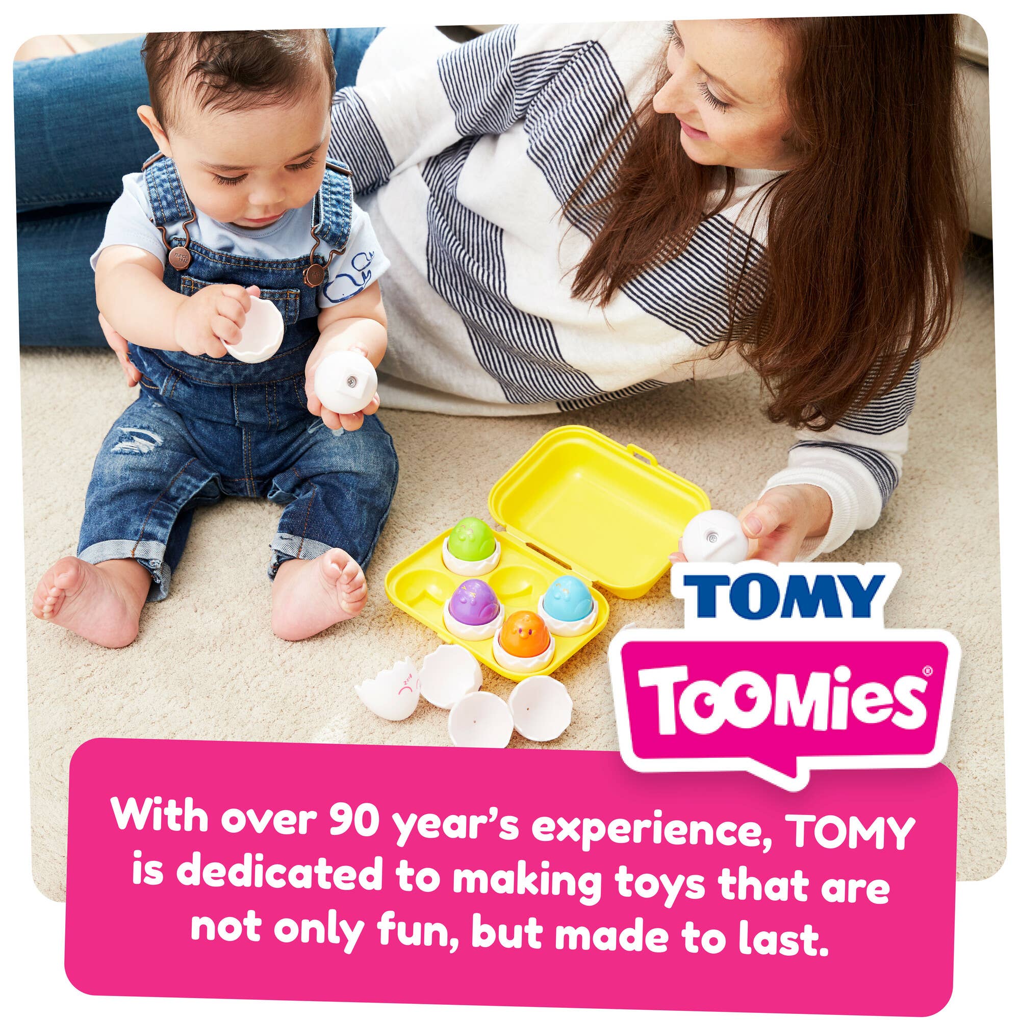 TOMY - Wholesale Classic Toy - Kids - TOMY Toomies New Hide and Squeak Eggs Toddler Toys7