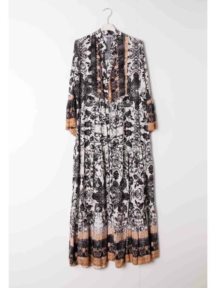 Happy look - Wholesale Dress - Women's - Maxi printed viscose dress