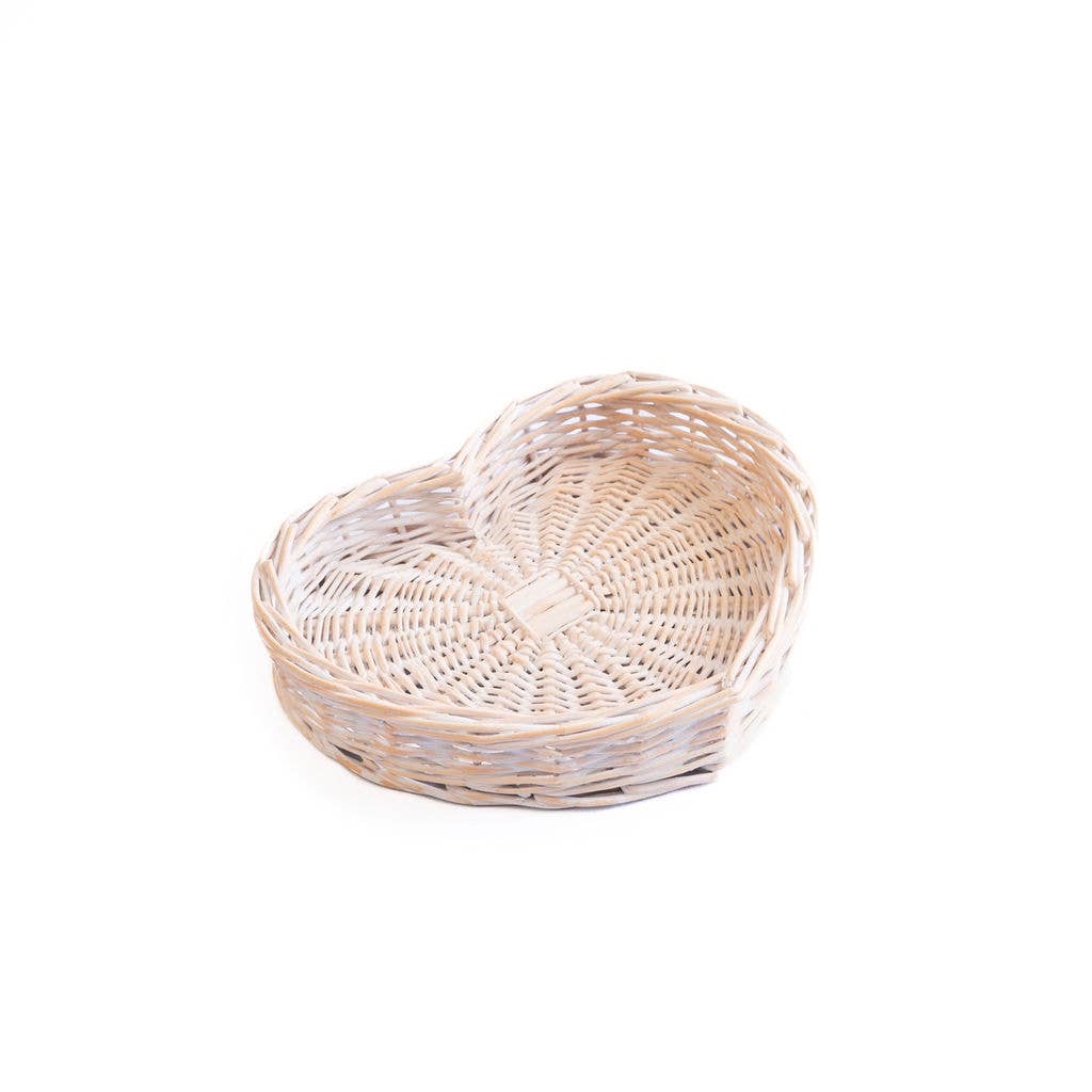 Arthur Cameron – wholesale Decorative tray – Whitewash Heart Shaped Decorative Tray3