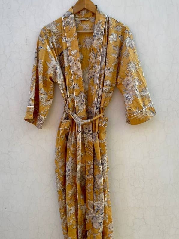 Vestaglie con stampa floreale Kimono da damigella d'onore