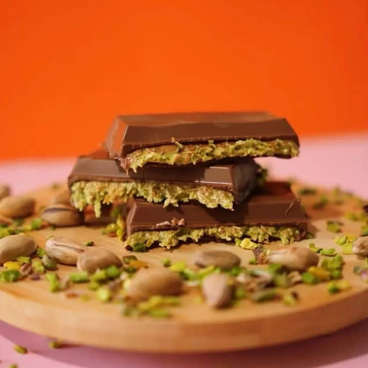 Pistest - Wholesale Chocolate Bar - Dubai Chocolate Bar - Milk Chocolate With Pistachio - 3.2 oz2