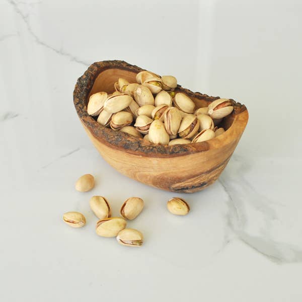 Naturally Med Inc. - Wholesale Condiment/Dip Bowl - Olive Wood Dipping Bowl - Rustic - 4.5” x 2.5”1