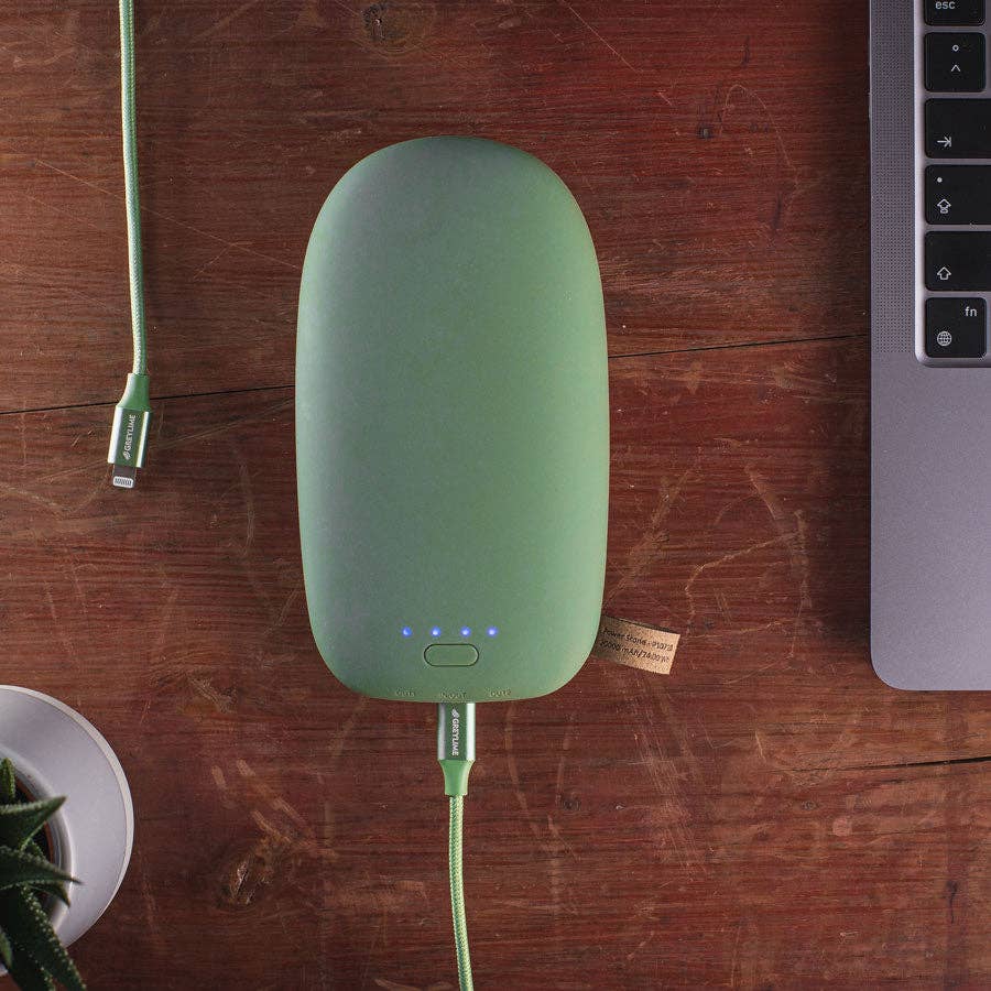 GreyLime - Wholesale Portable Charger - Power Stone II 20000 mAh USB-C & USB-A Powerbank Green5