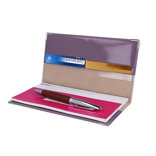 Color Pop® Scheckbuchhülle - lackiertes PVC für den Großhandel von Color Pop