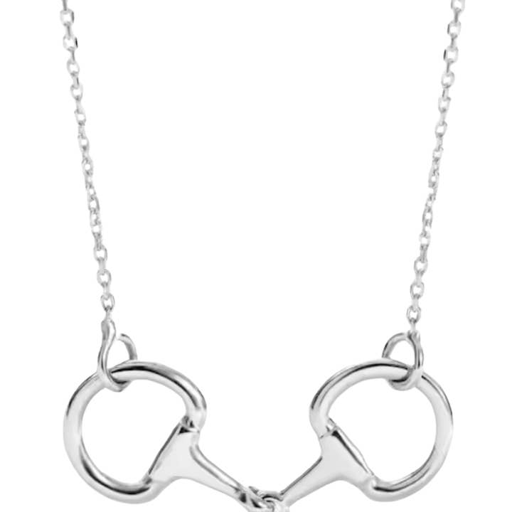 HoopLa - Wholesale Pendant/Charm Necklace - Filly- Snaffle Bit Necklace- Waterproof Chain
