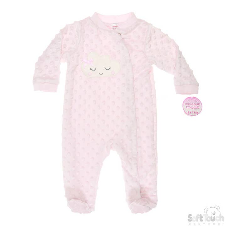 Pijama Pink Cloud Bubble No. BG118-P para venta al por mayor de Soft Touch