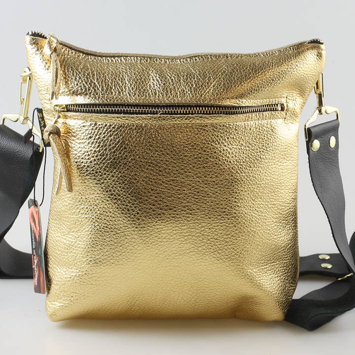 Zina Kao Exclusives - Wholesale Crossbody Bag - Women's - The Metallic Lakeshore Crossbody Bag - 3 sizes!22