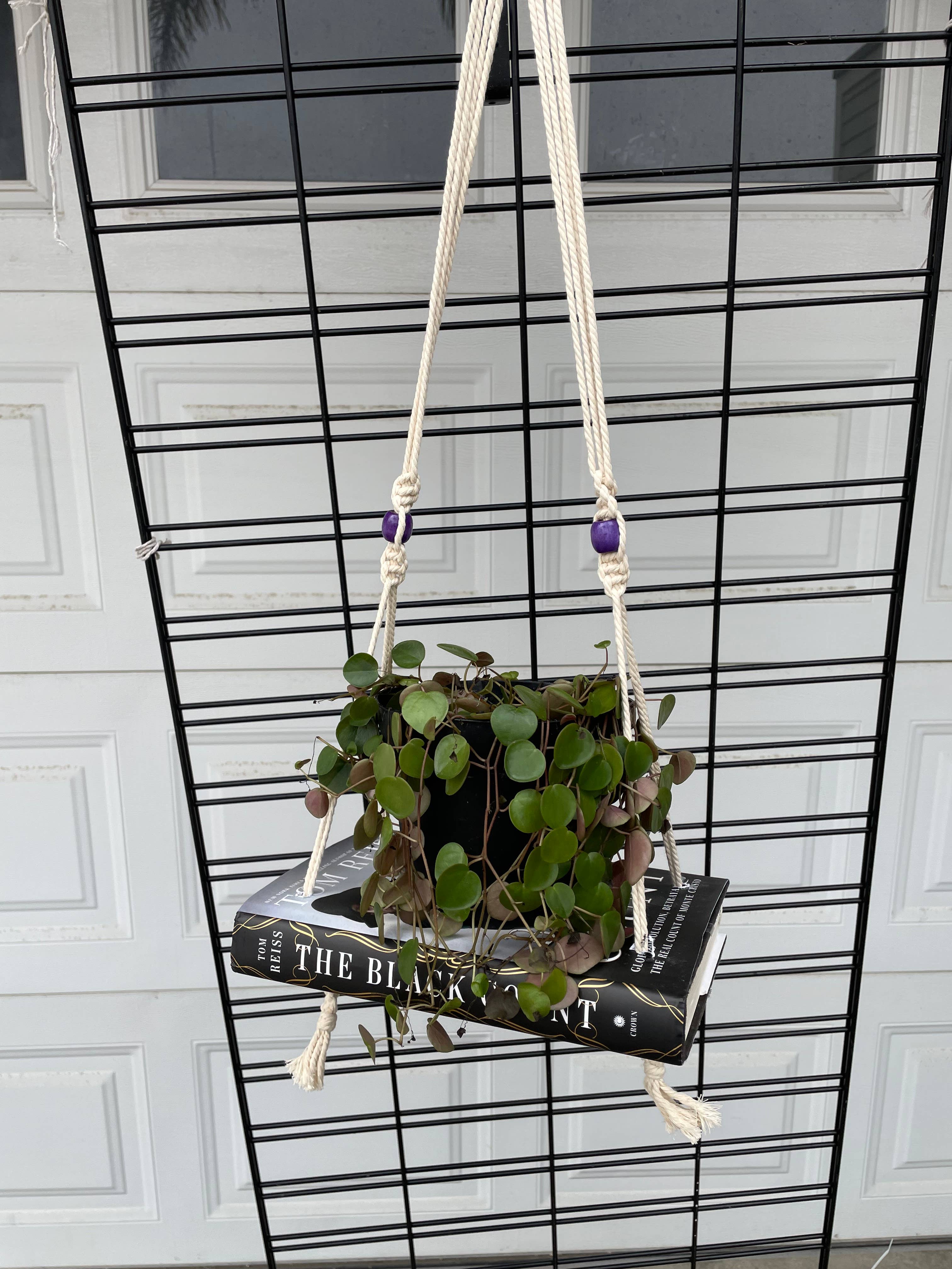 I Love Books and Bows - Wholesale Home & Garden Book - Book Planter Macrame2