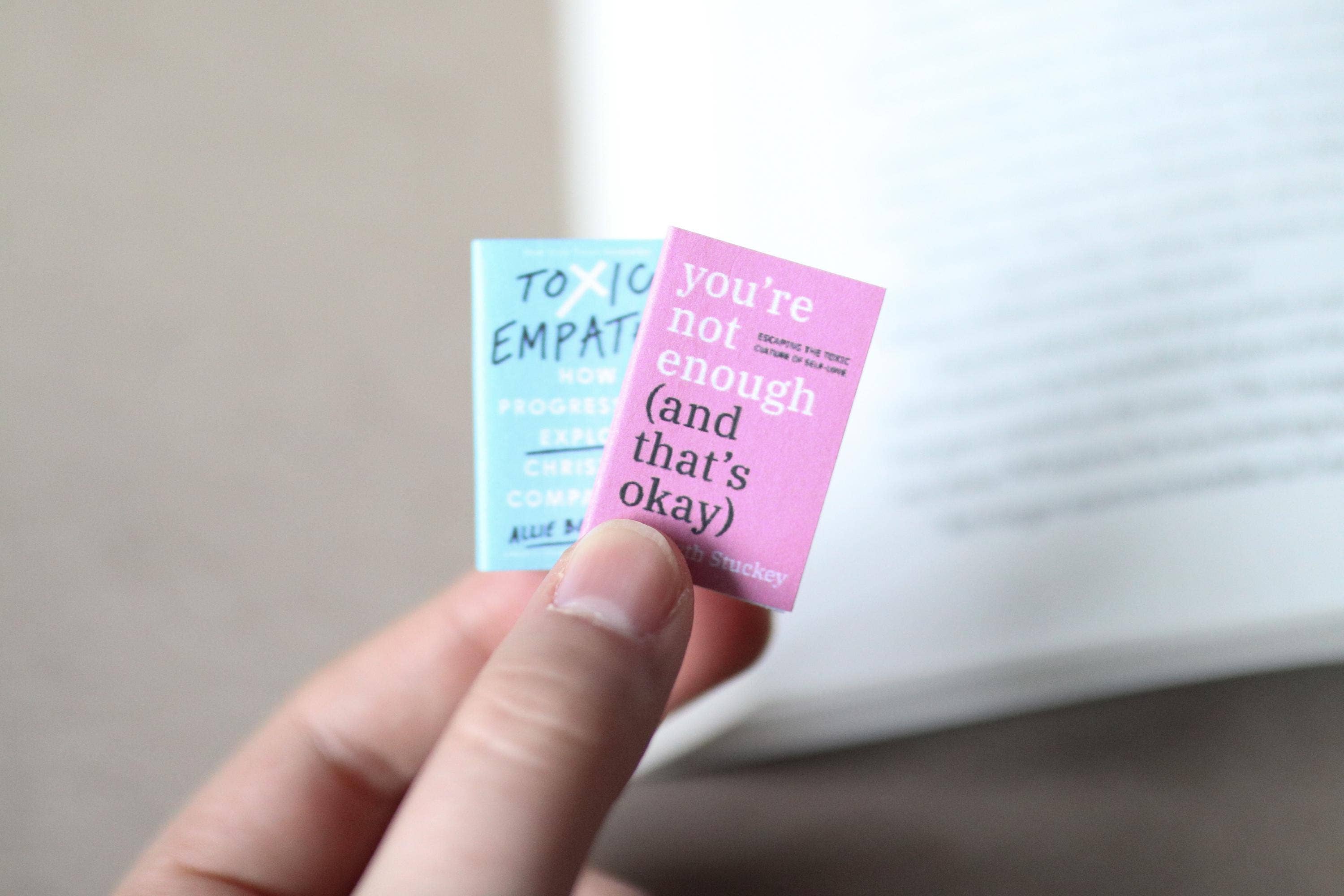 The Sticker Shop - Wholesale Decorative Figurine - Handmade MINI Allie Beth Stuckey Books (set of 2 mini books)1