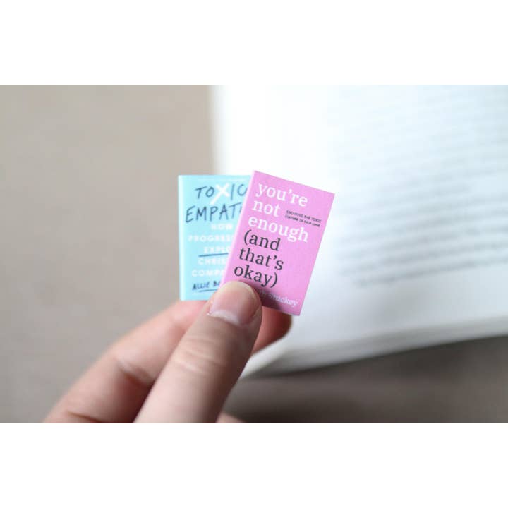 The Sticker Shop - Wholesale Decorative Figurine - Handmade MINI Allie Beth Stuckey Books (set of 2 mini books)1