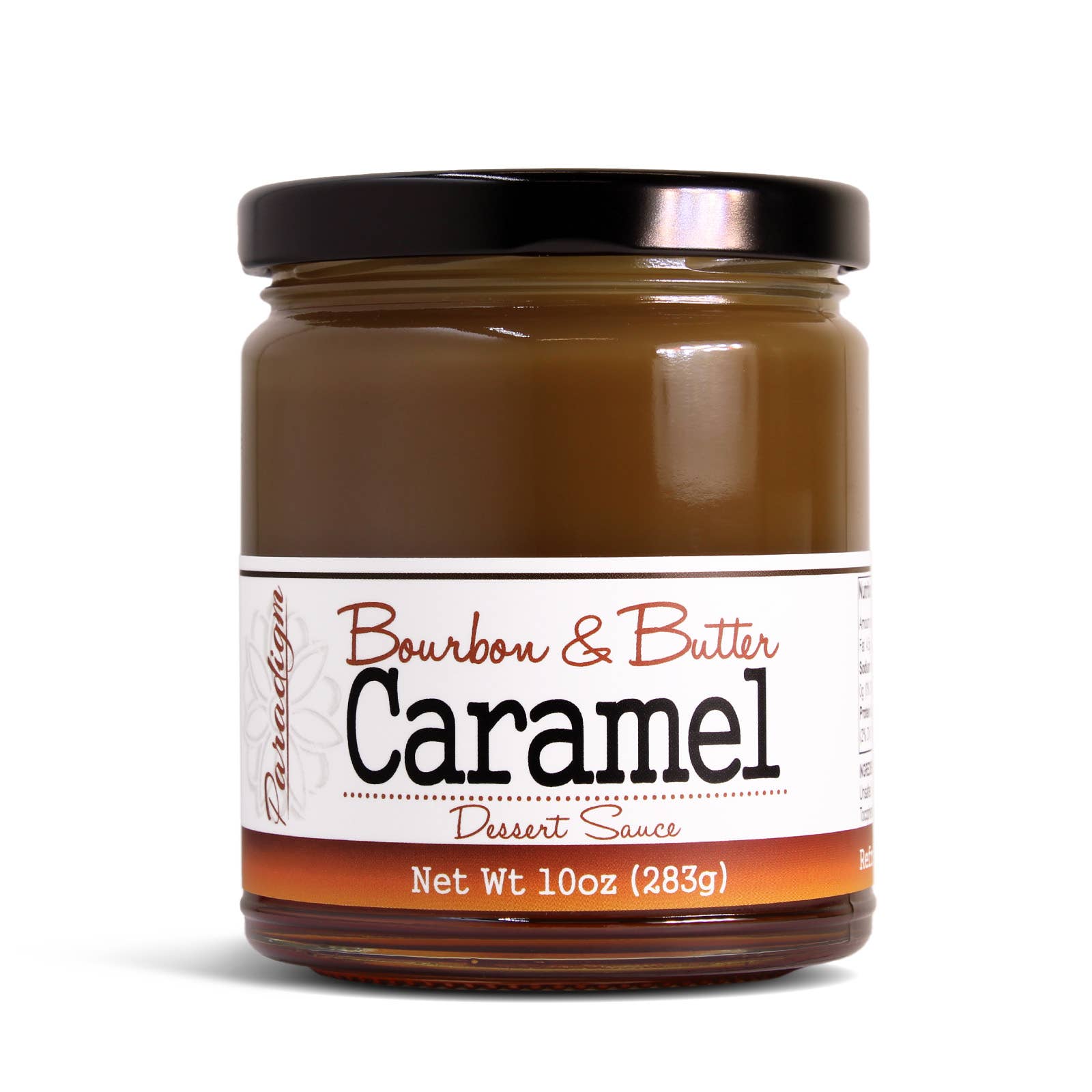 Paradigm Foodworks - Wholesale Caramel Sauce - Paradigm Bourbon & Butter Caramel Sauce